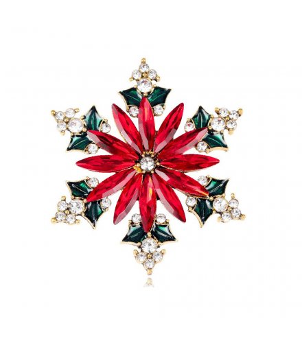 XSB196 - Christmas Festive Saree Brooch